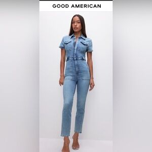 Good American Denim Jumpsuit